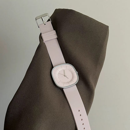 SquareFlex Silicone Strap Watch