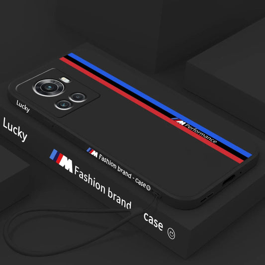 Fashionable Silicone Straight Side Track Case - OnePlus Series