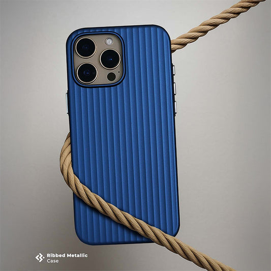 Ribbed Metallic Case - iPhone