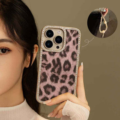 Glamour Leopard Case with lanyard