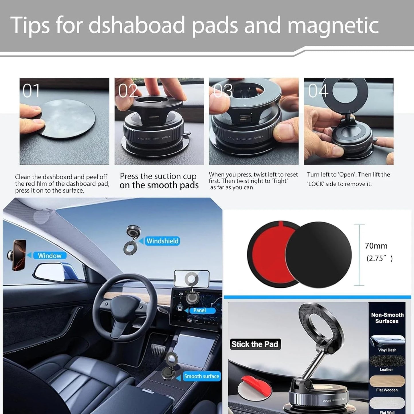 360° Magnetic Phone Mount