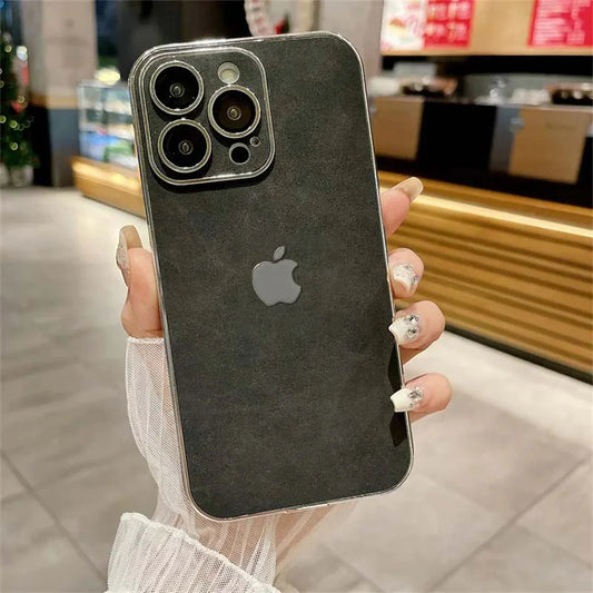 iPhone Series - Electroplated Lambskin Protective Case