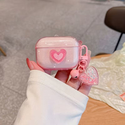 SweetHeart Glitter AirPods Case