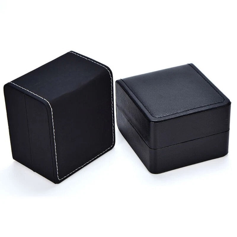 LuxeVault Watch Storage Box - Black