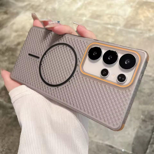 Grid Mesh Cooling MagSafe Case - Galaxy