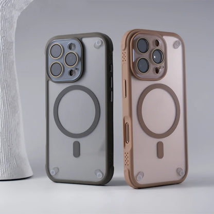 iPhone Series - Transparent Anti slip Cooling MagSafe Case