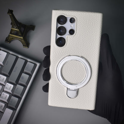 Luxe Leather Ring Case  - Galaxy