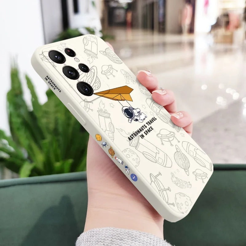 Cosmic Astronaut Silicone Case - Galaxy