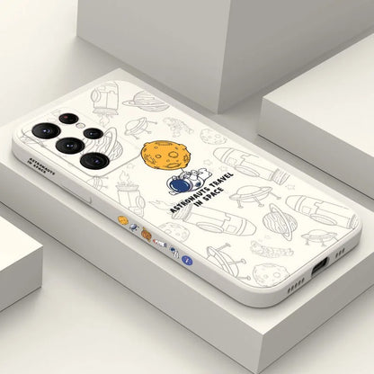 Cosmic Astronaut Silicone Case - Galaxy