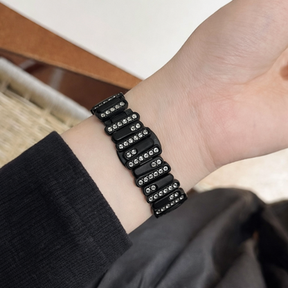 Diamond Glow Metallic Strap