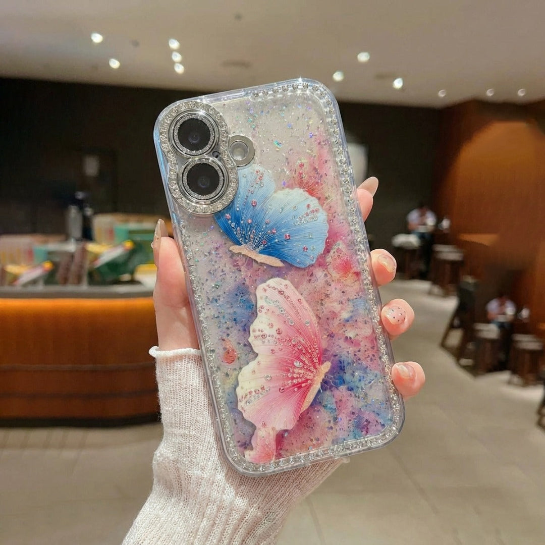 Crystal Flutter Glitter Case- iPhone