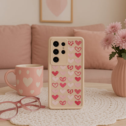 Doodle Love Hearts Case