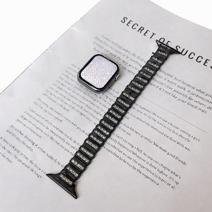 Diamond Glow Metallic Strap