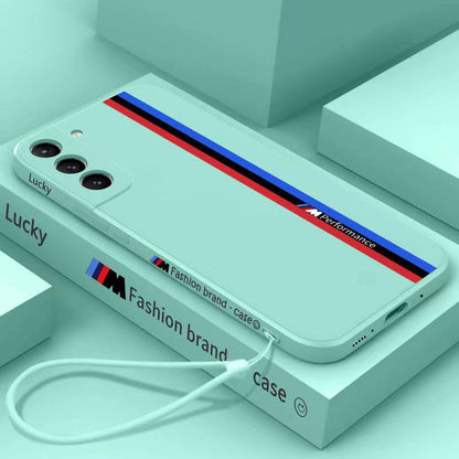 Galaxy S Series -Fashionable Silicone Straight Side Track Case