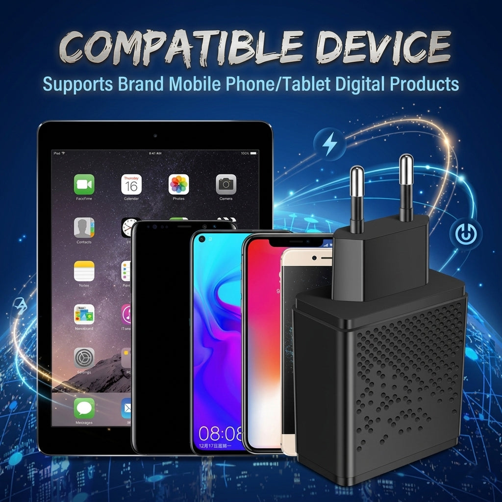 QuickVolt 65W GaN Charger Adapter