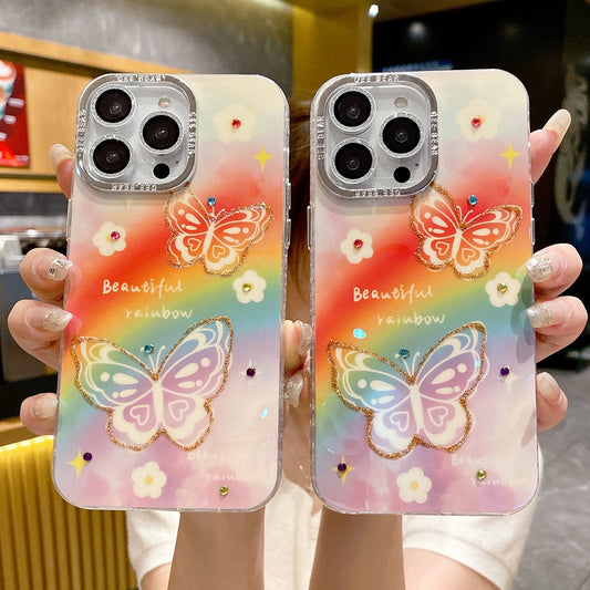 iPhone 14 Series - Rainbow Butterfly Case