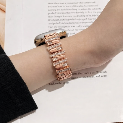 Diamond Glow Metallic Strap