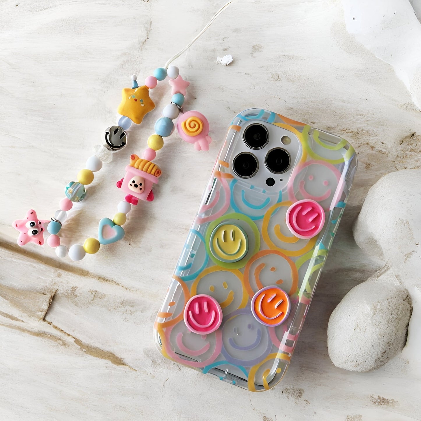 Colorful Smile Face Case