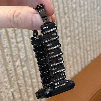 Diamond Glow Metallic Strap