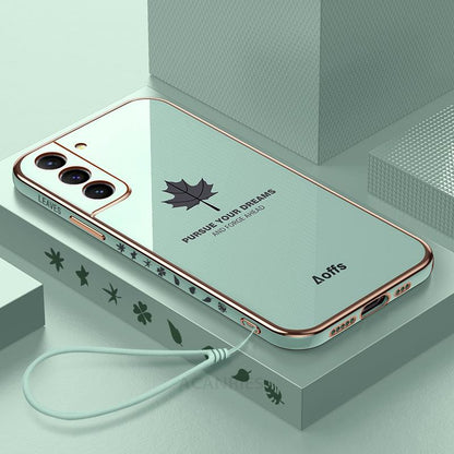 Galaxy S22 Electroplated Maple Leaf Case