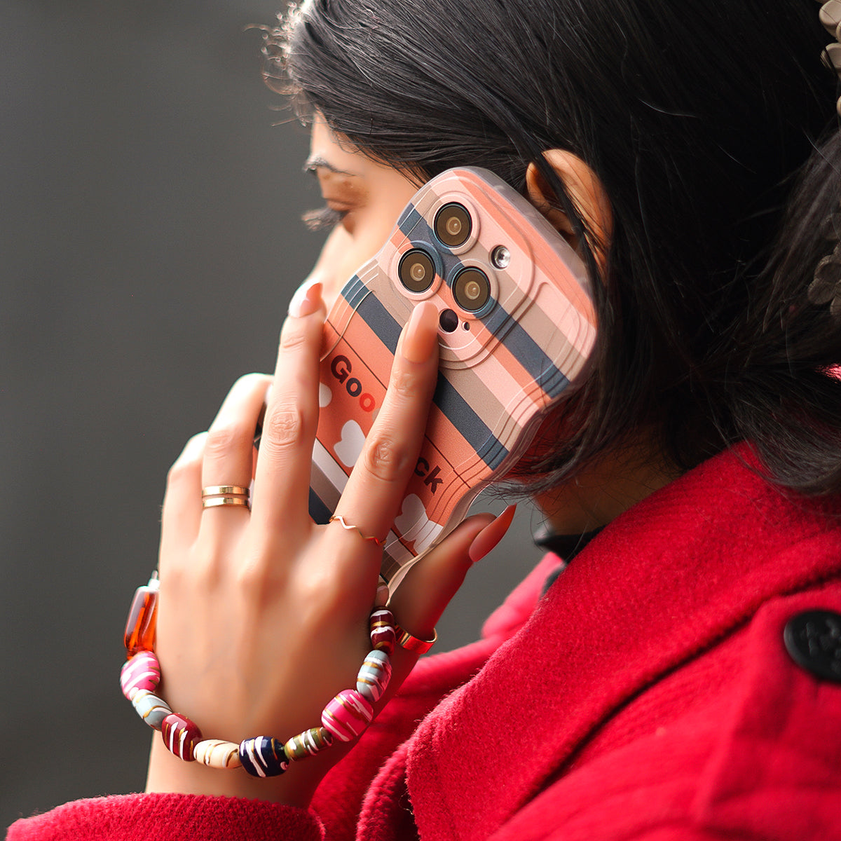 Cute Striped Pattern Case - iPhone