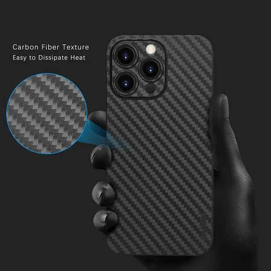 iPhone 14 - Ultra Thin Carbon Fiber Texture Case