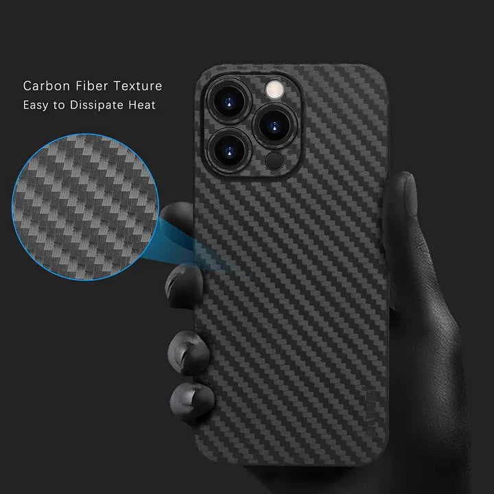 iPhone 14 Series - Ultra Thin Carbon Fiber Texture Case