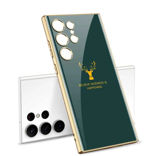 Inspirational Deer Protective Case-Green
