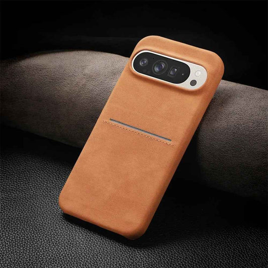 Light Brown Wallet Pocket Leather Case