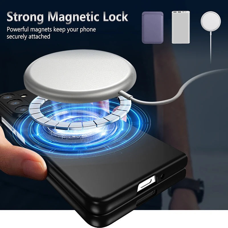 Galaxy Z Fold Series - Magnetic Ring Kickstand Case
