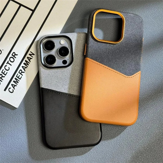 Premium Duplex Jeansy Leather Case - iPhone Series