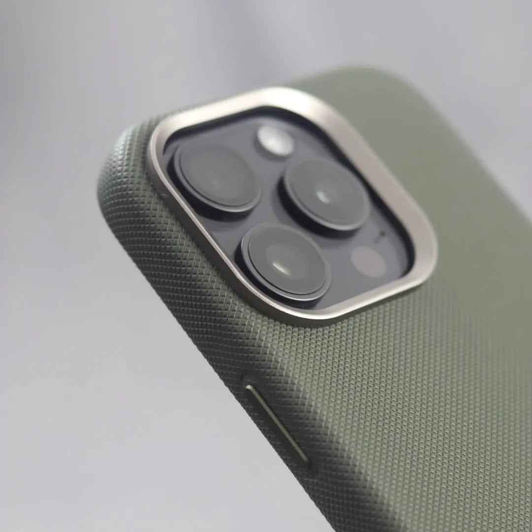 Diamond texture leather Case - Green