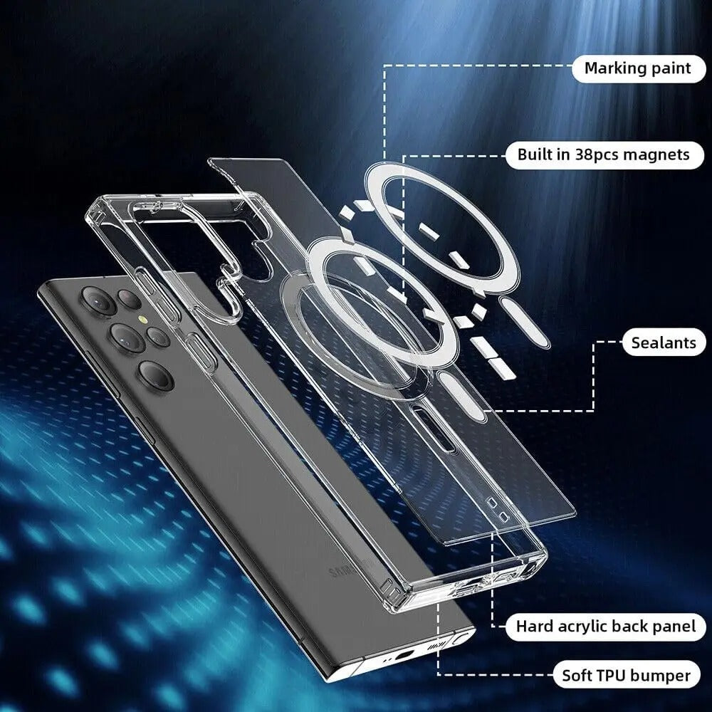 Galaxy Series - Transparent Magsafe Case