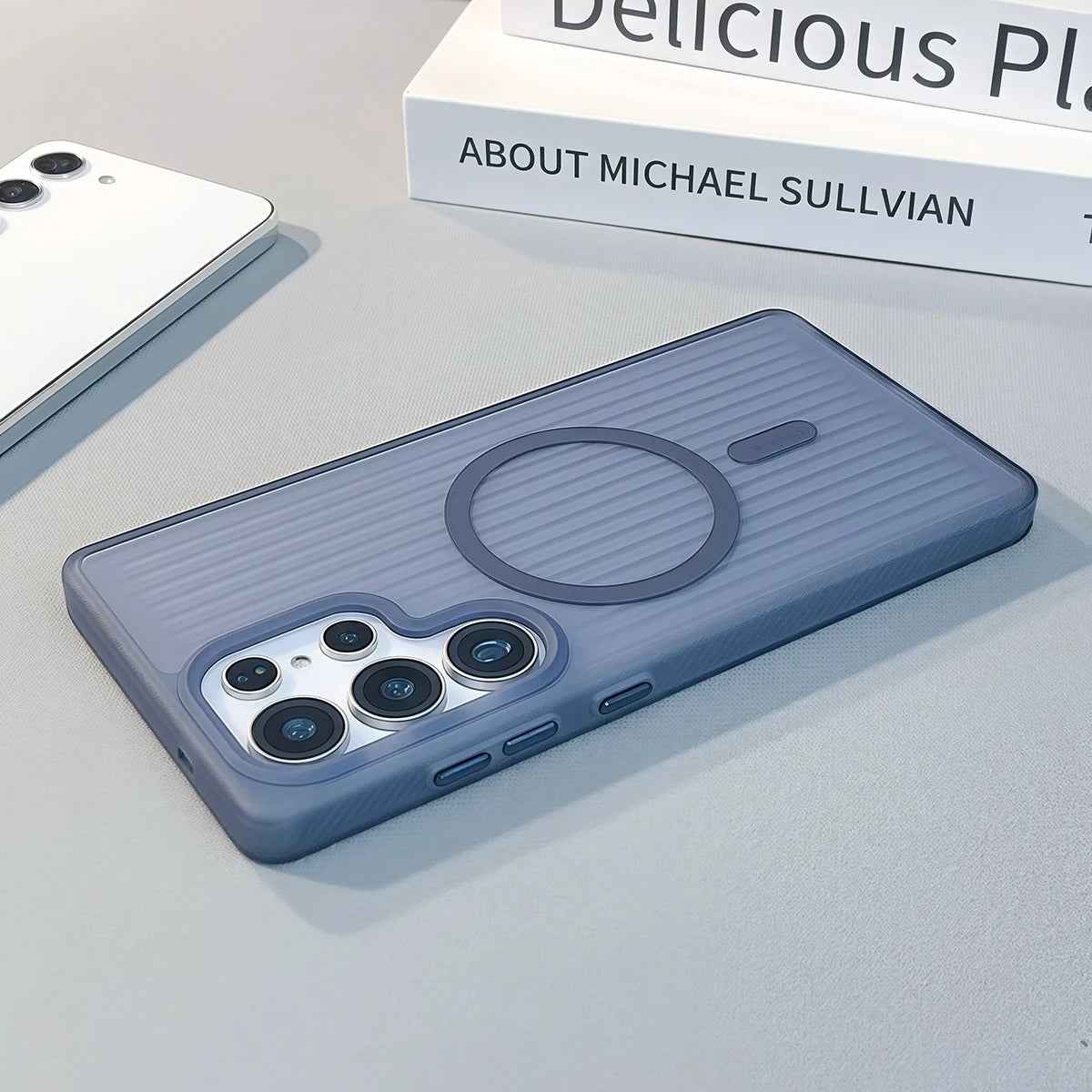 Blue Striped Armor Case