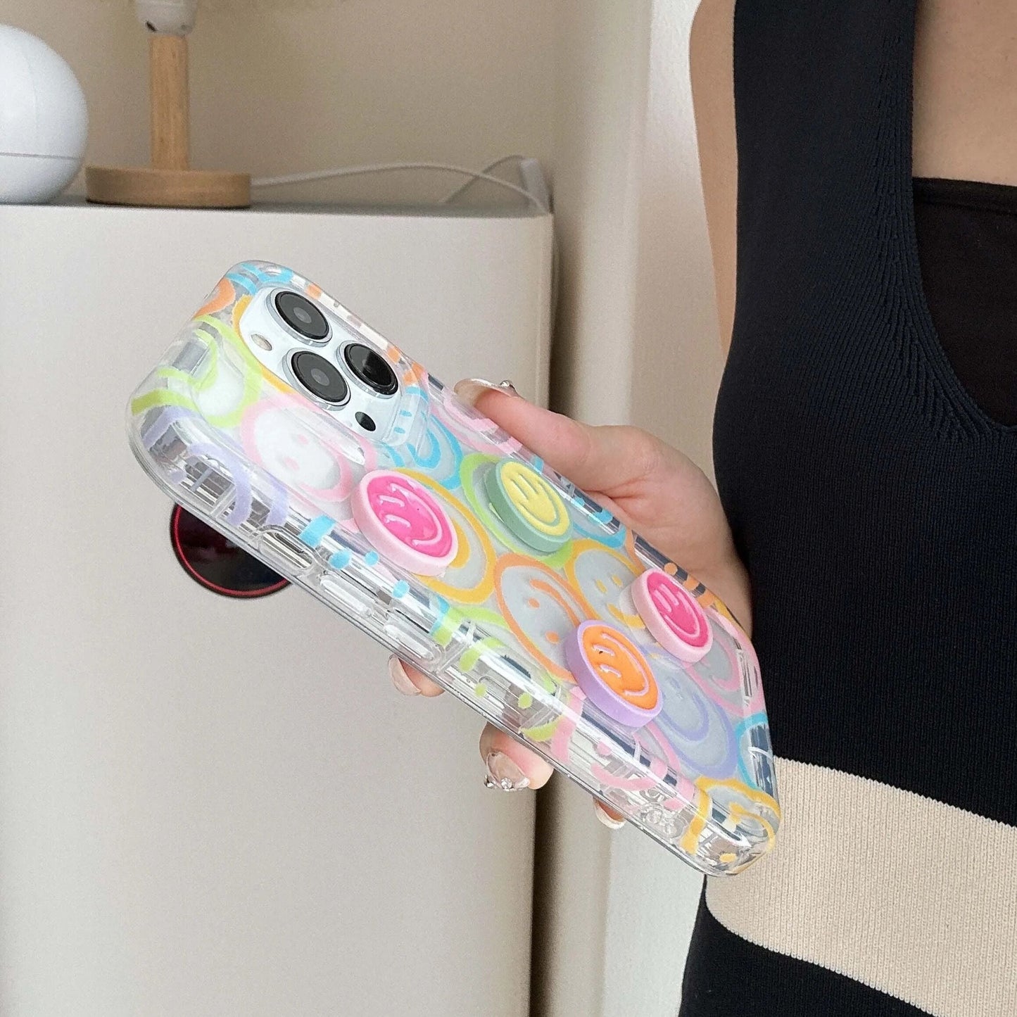 Colorful Smile Face Case