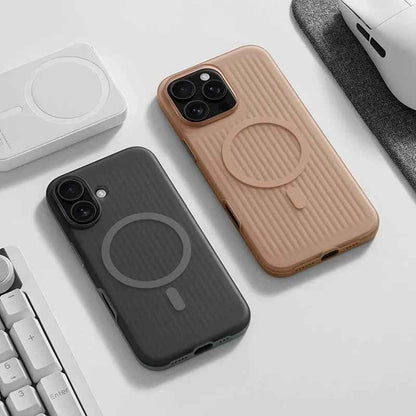 iPhone Series - Corrugated Pattern Magsafe Case
