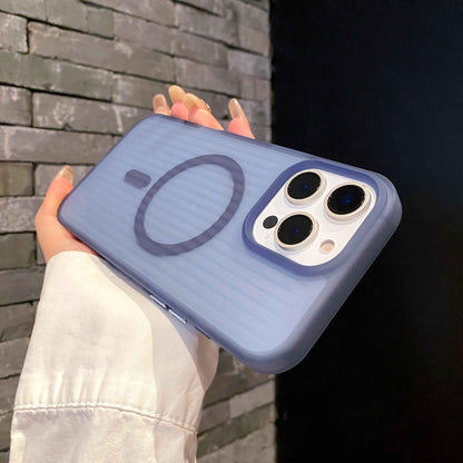 iPhone Series - Corrugated Pattern Magsafe Case