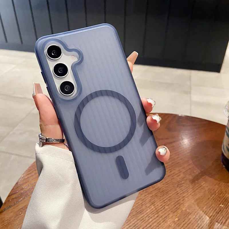 Blue Striped Armor Case