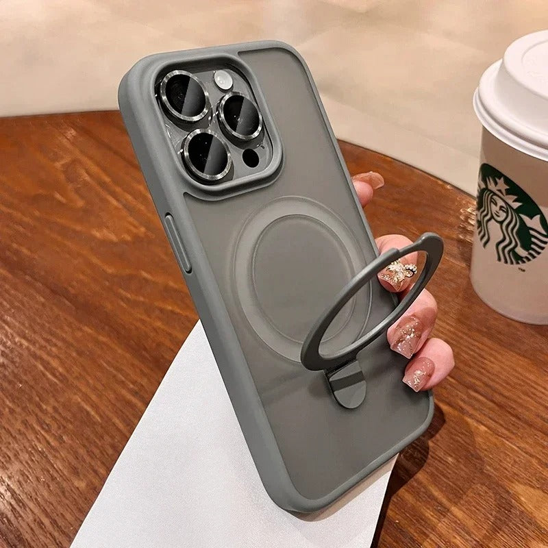 iPhone series - Translucent Frosted Magnetic Case