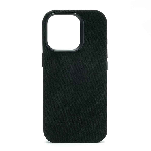Velvet Edge Leather Case - Black