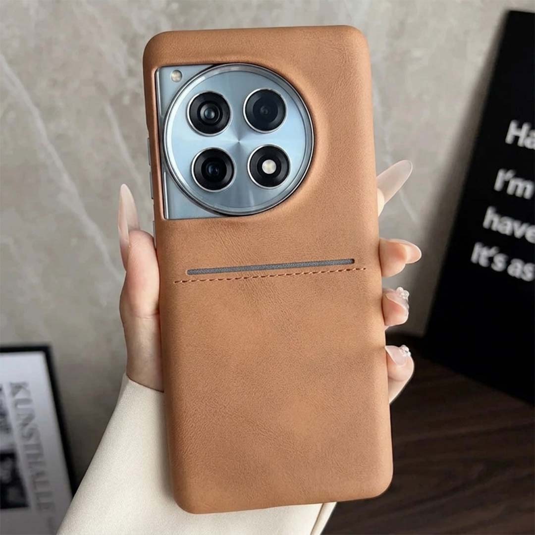 Vintage Leather Card Slot Case - OnePlus