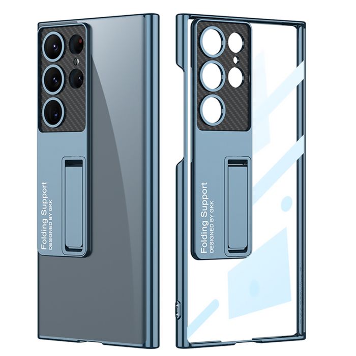 Galaxy S Series - Anti-Yellowing Transparent Kickstand Protective Case