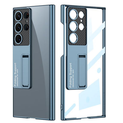 Galaxy S Series - Anti-Yellowing Transparent Kickstand Protective Case