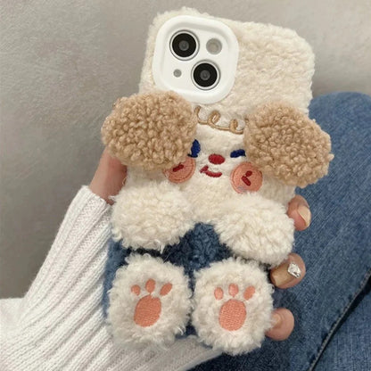 Plush  Cheek Cute Dog - iPhone Series