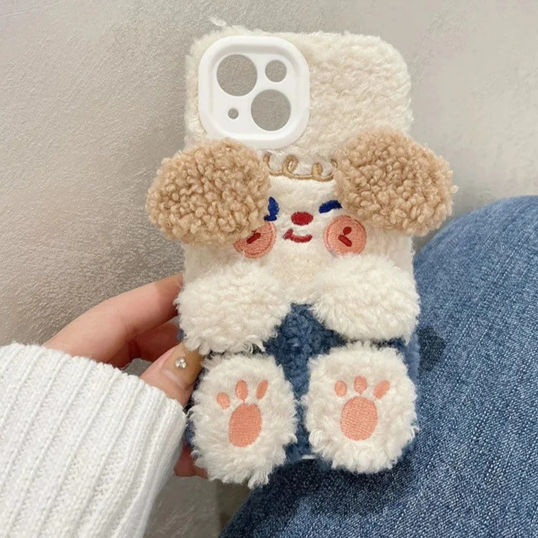 Plush  Cheek Cute Dog - iPhone Series