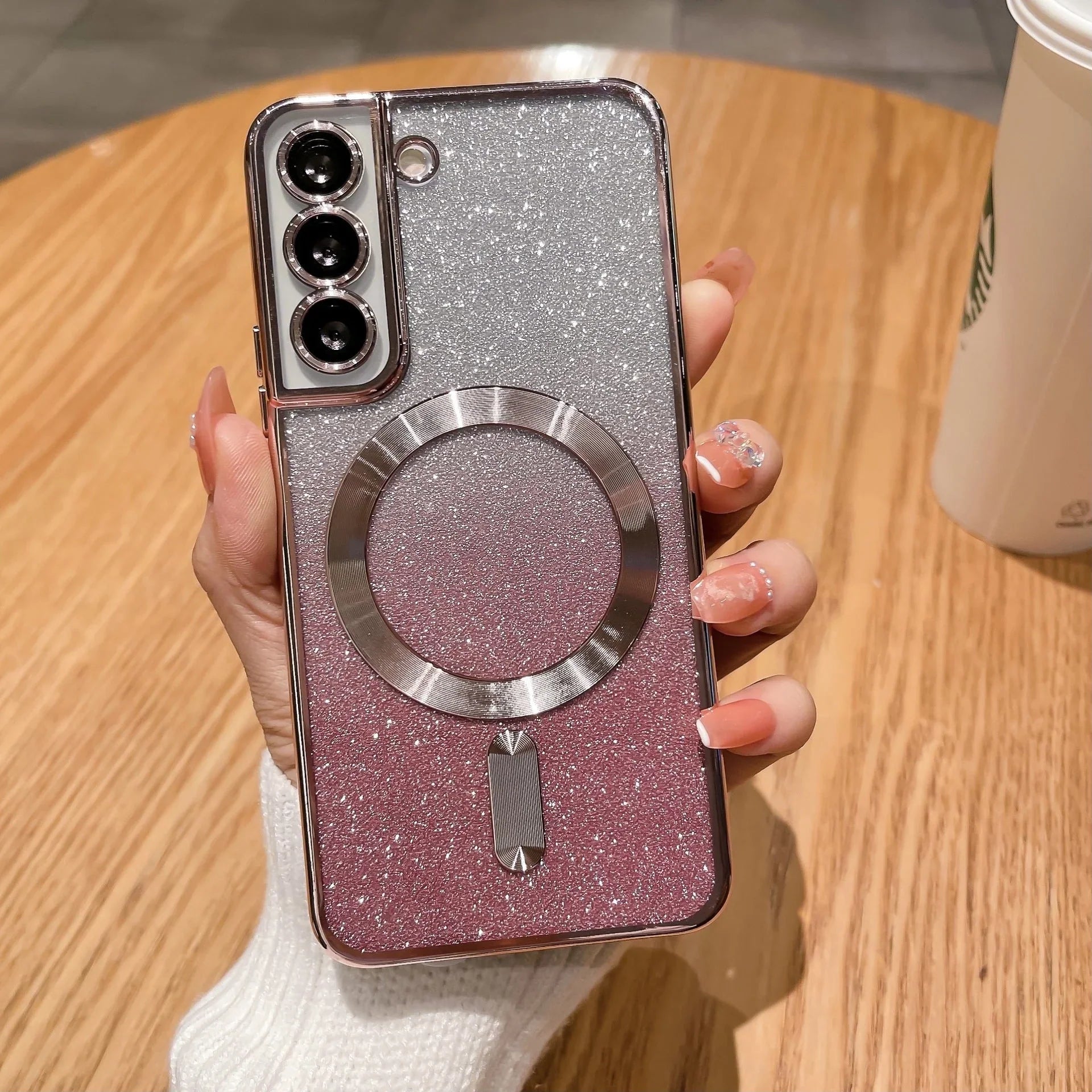 Galaxy Series - Luxury Glitter Magsafe Case