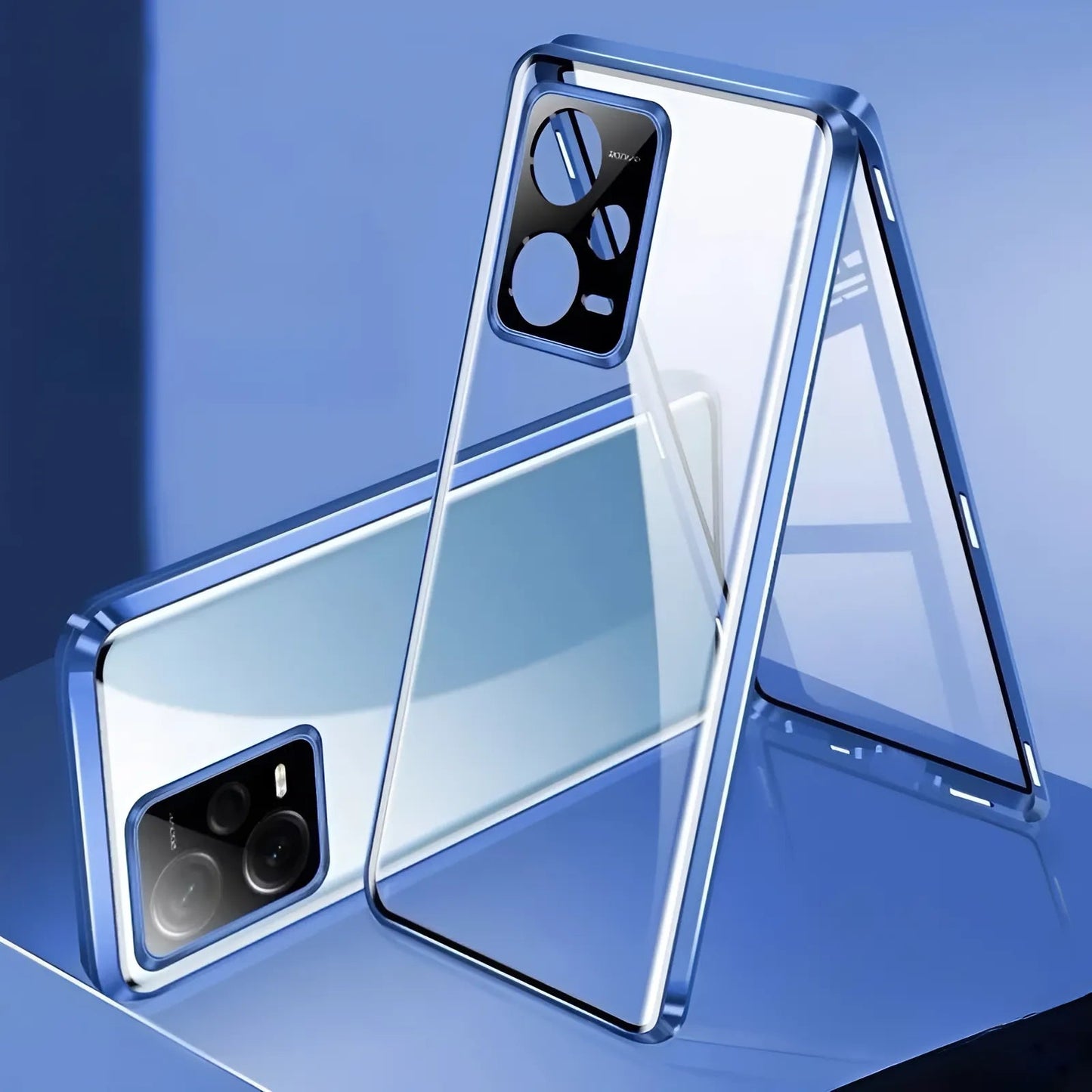 Redmi Note Series - Double Sided Magnetic Metal Frame Case
