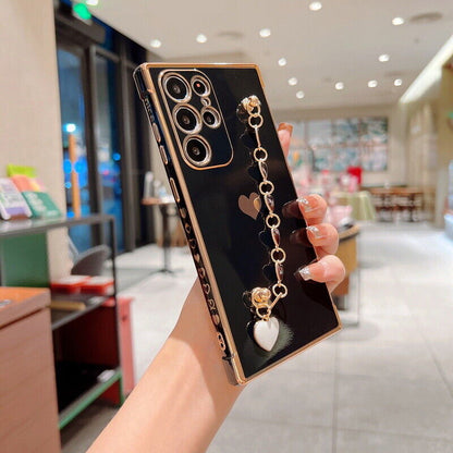 Clear Heart Wrist Case