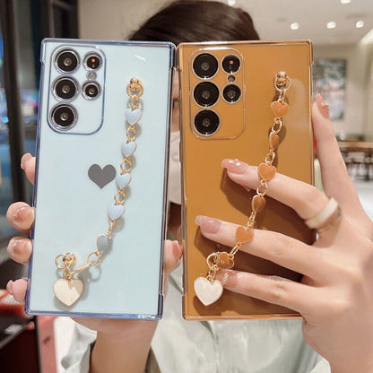 Clear Heart Wrist Case