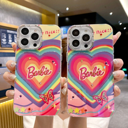 Heart Pattern Barbie Case - iPhone Series